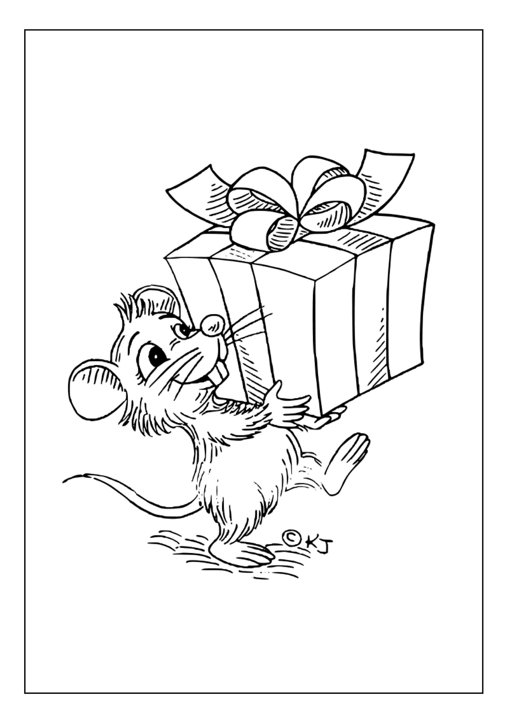 Printable Rats Coloring Pages for Kids and Adults | 45 Pages | Instant ...