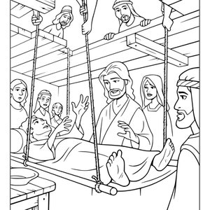 Printable Jesus Coloring Pages for Kids & Adults | 90 Pages | Instant ...