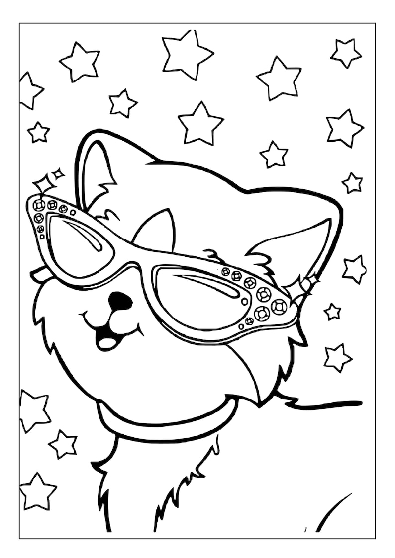 Printable Kitten Coloring Pages for Kids & Adults 100 Pages - Etsy
