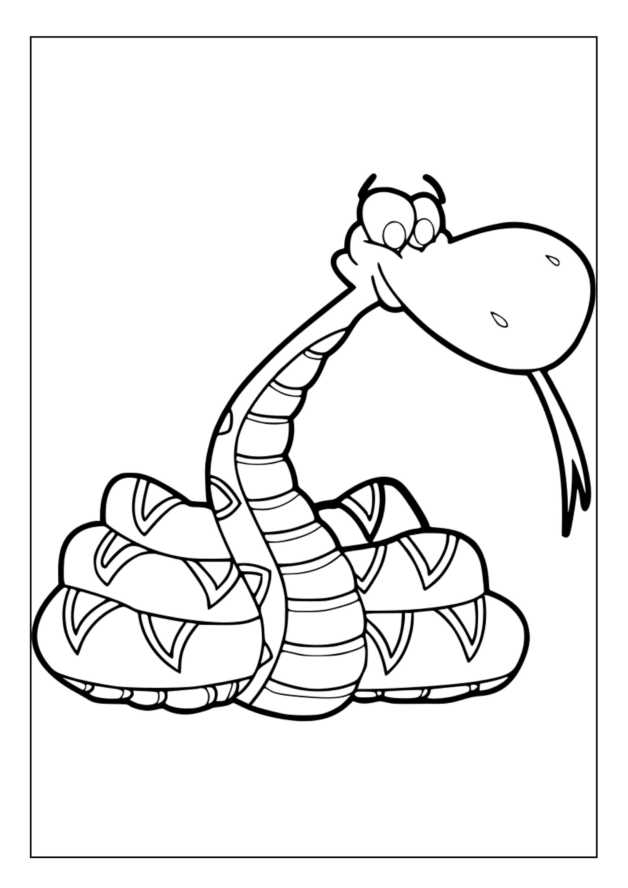 Printable Snake Coloring Pages for Kids and Adults 100 Pages