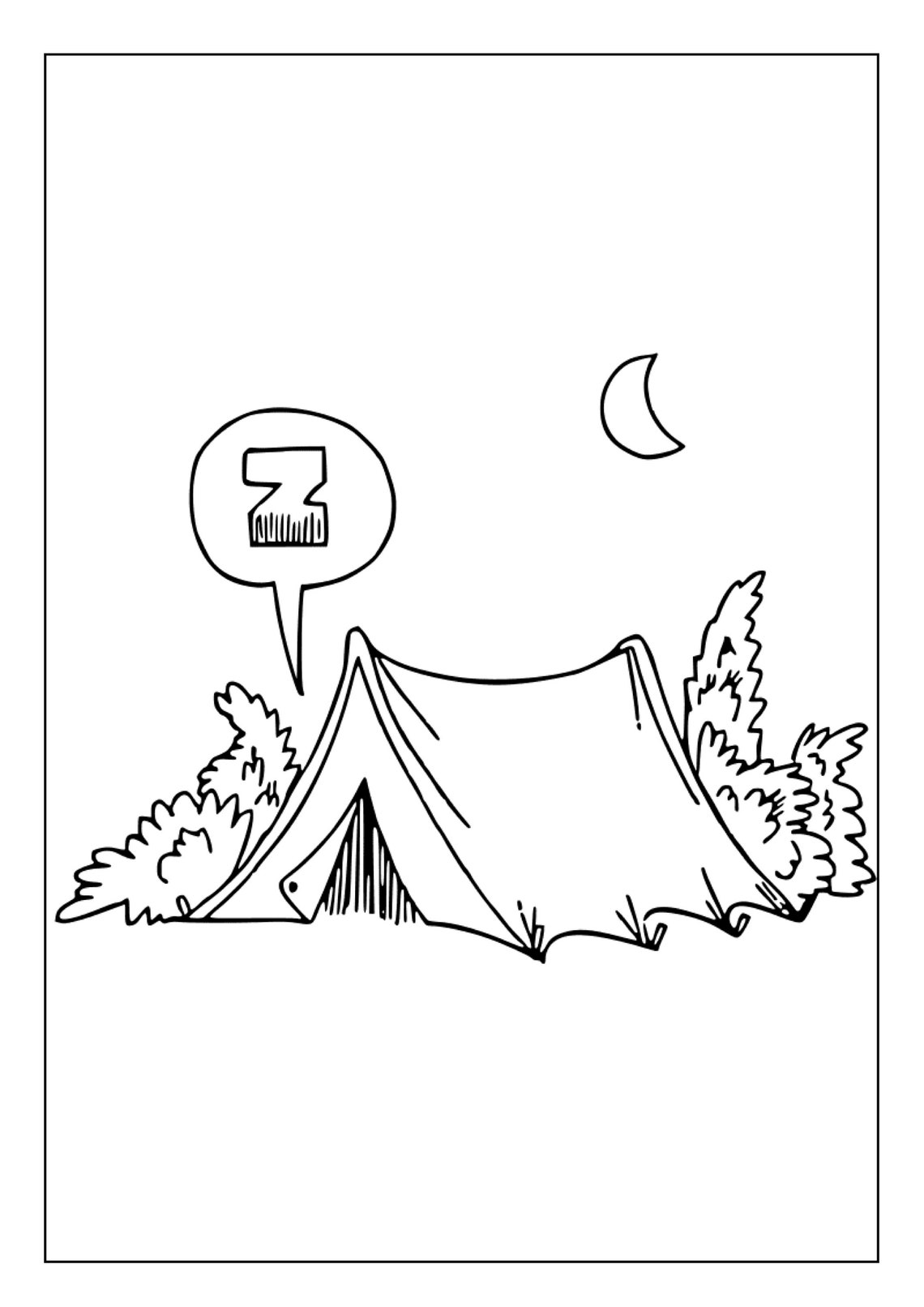 Printable Camping Coloring Pages for Kids and Adults 90 Pages