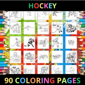 22 Hockey & NHL Coloring Pages (Free PDF Printables)