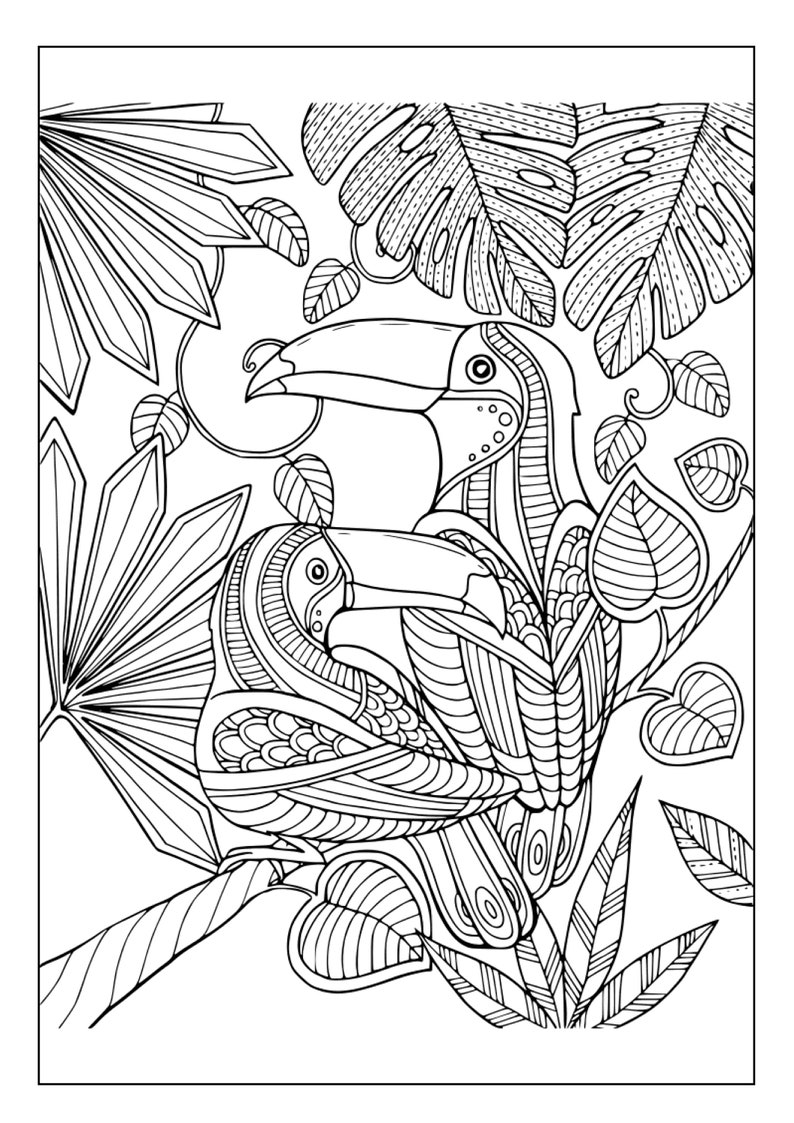 Printable Anti Stress Coloring Pages for Kids and Adults | 190 Pages ...
