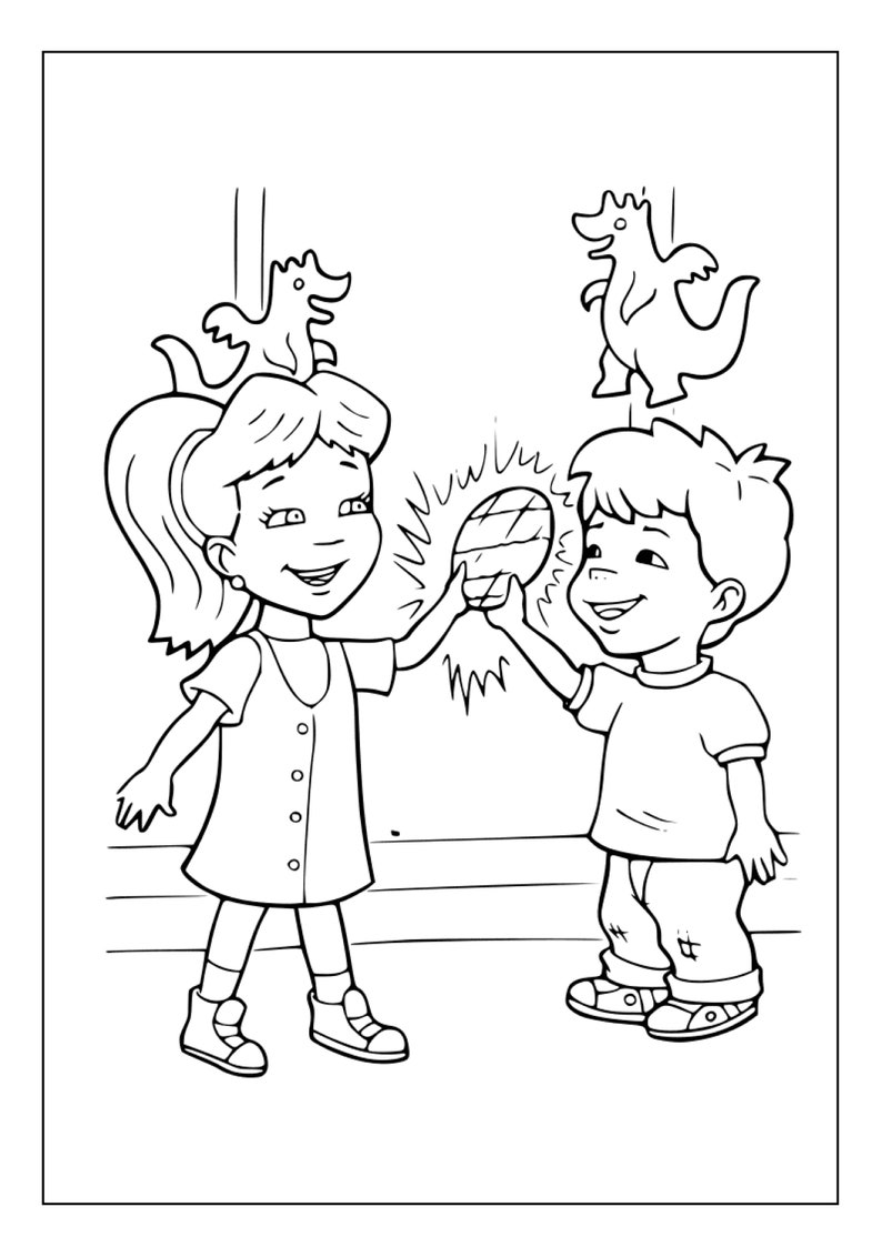 Printable Friendship Coloring Pages for Kids and Adults 50 - Etsy