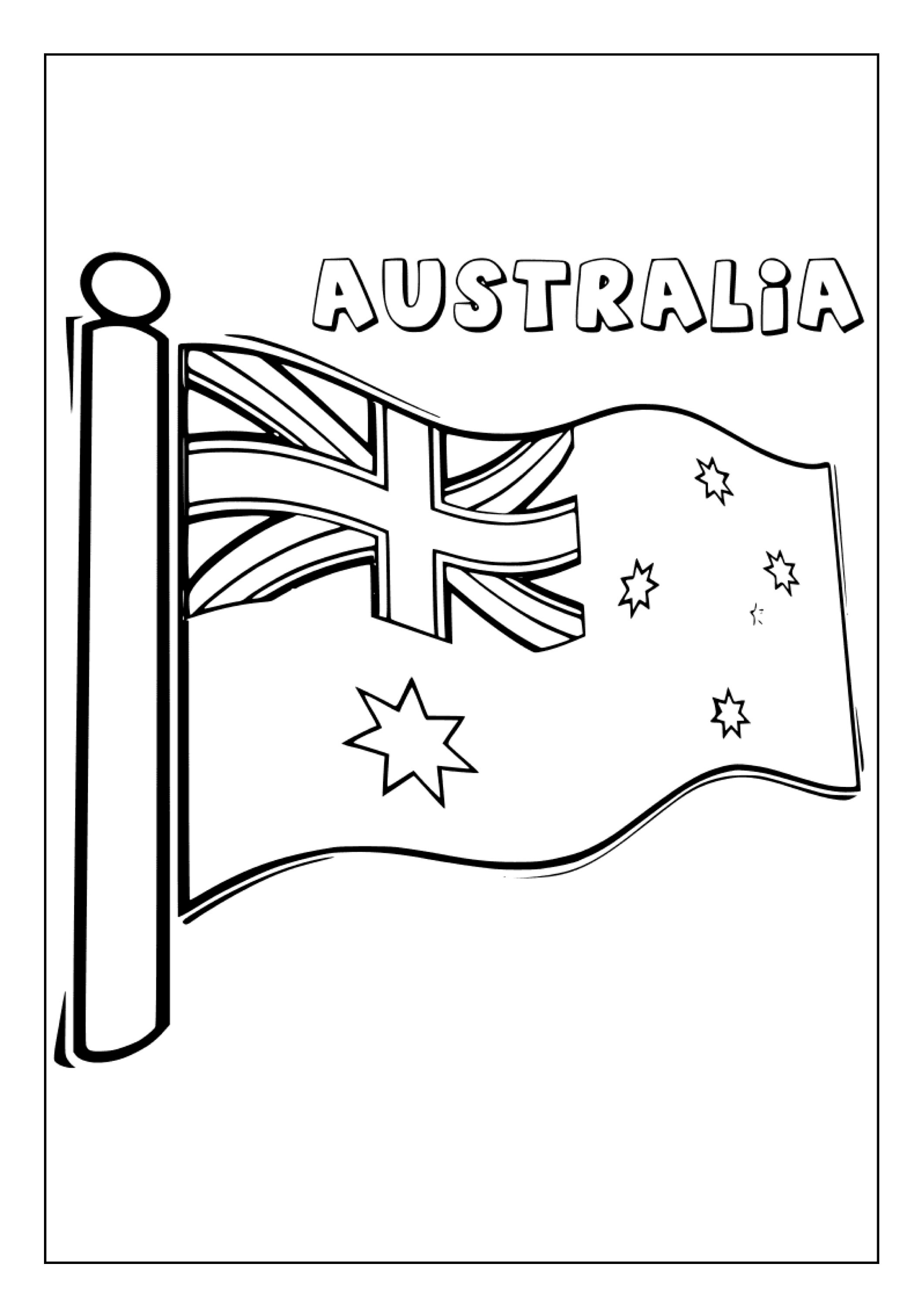 Printable Australia Coloring Pages for Kids &amp; Adults | 30 Pages ...
