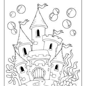 Printable Castle Coloring Pages for Kids and Adults | 60 Pages ...