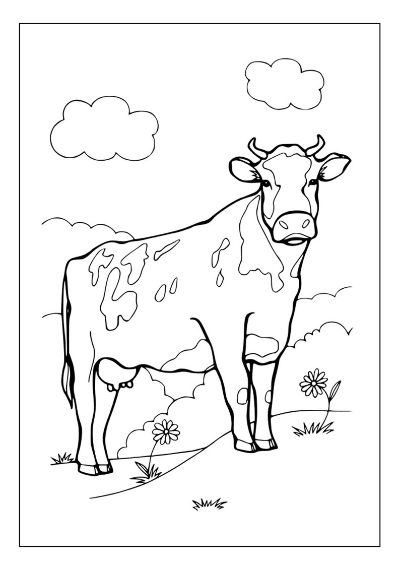 Printable Pets Coloring Pages for Kids and Adults | 90 Pages | Instant ...