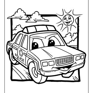 Printable Police Officer Coloring Pages for Kids &amp; Adults | 40 Pages ...