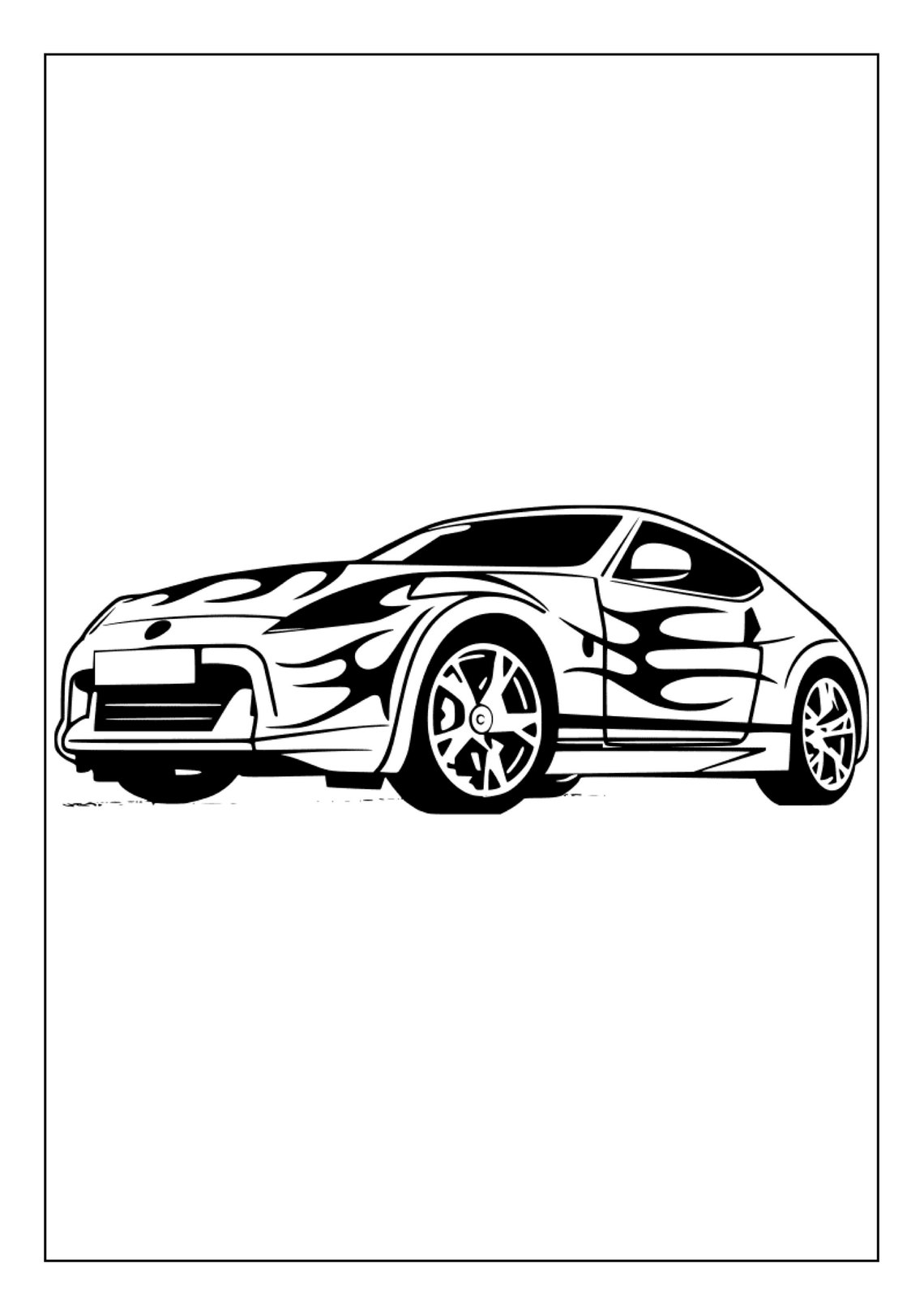 Printable Racing Cars Coloring Pages for Kids & Adults 75 Pages