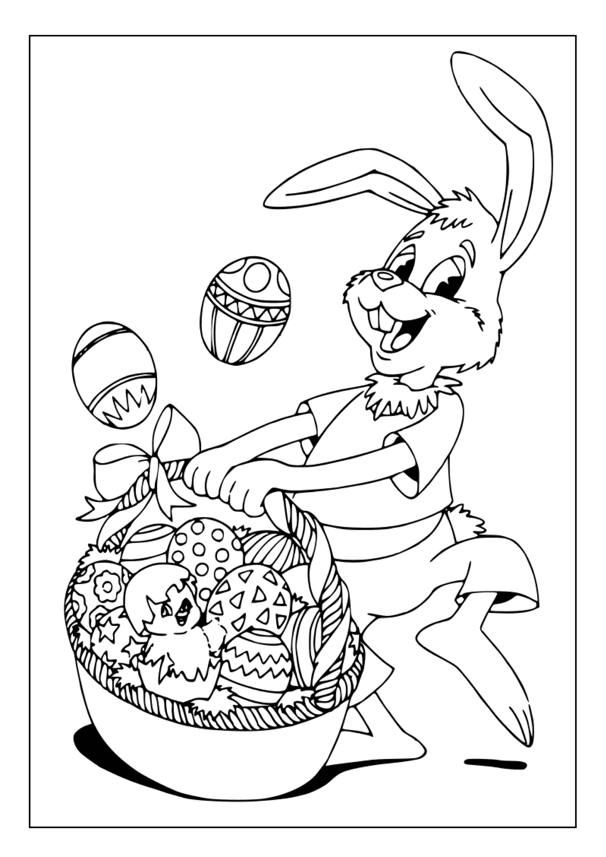 Printable Easter Bunny Coloring Pages for Kids & Adults 100 Pages
