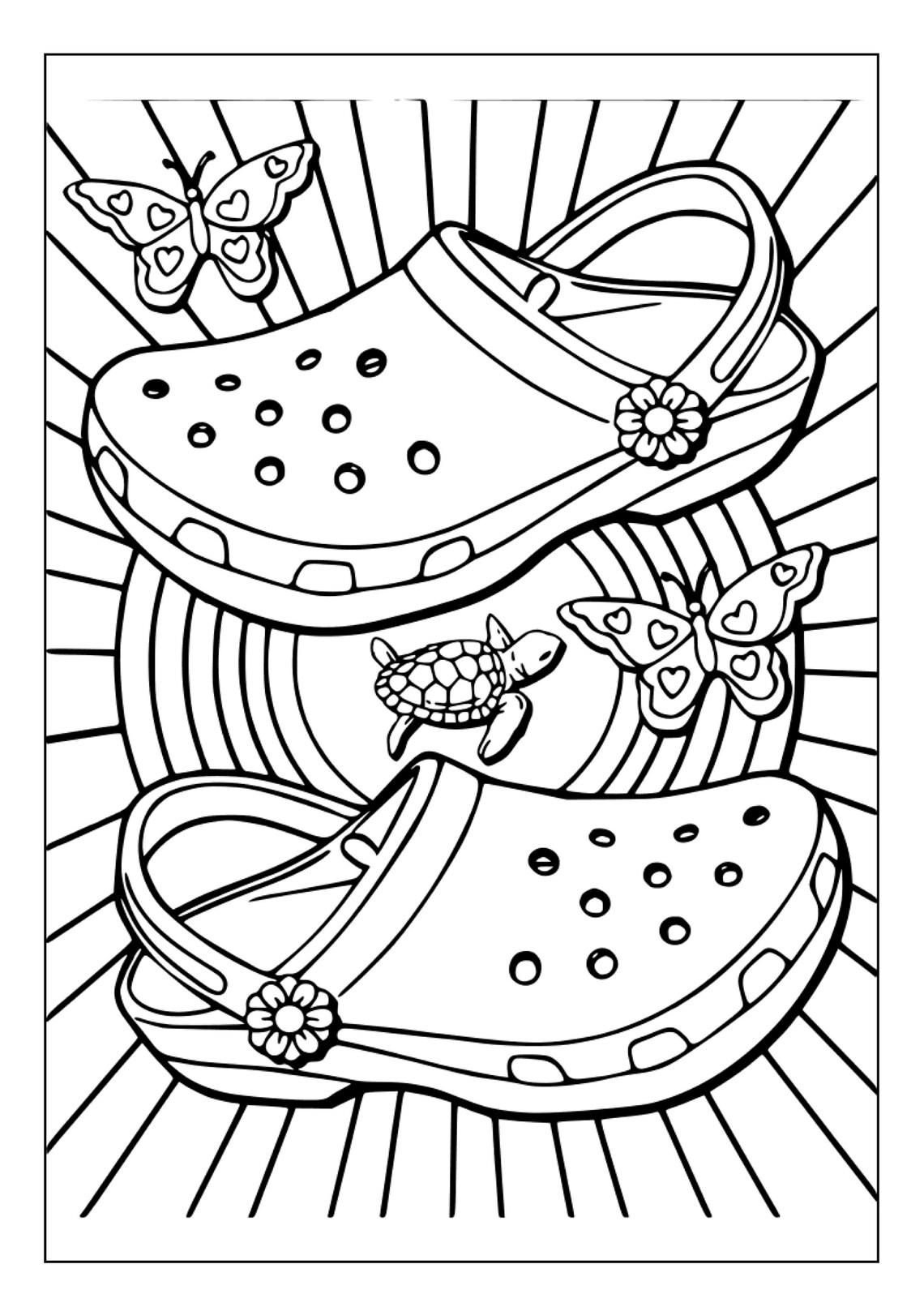 Printable Aesthetics Coloring Pages for Kids & Adults 55 - Etsy