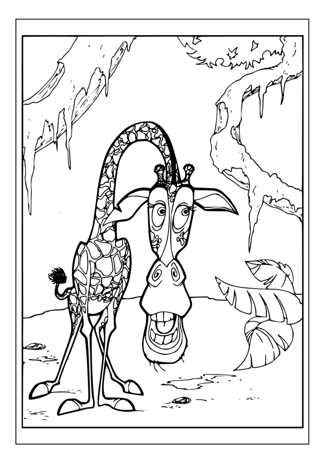 Printable Giraffes Coloring Pages for Kids and Adults 90 Pages Instant Printable Giraffes Coloring Pages for Kids and Adults 90 Pages Instant