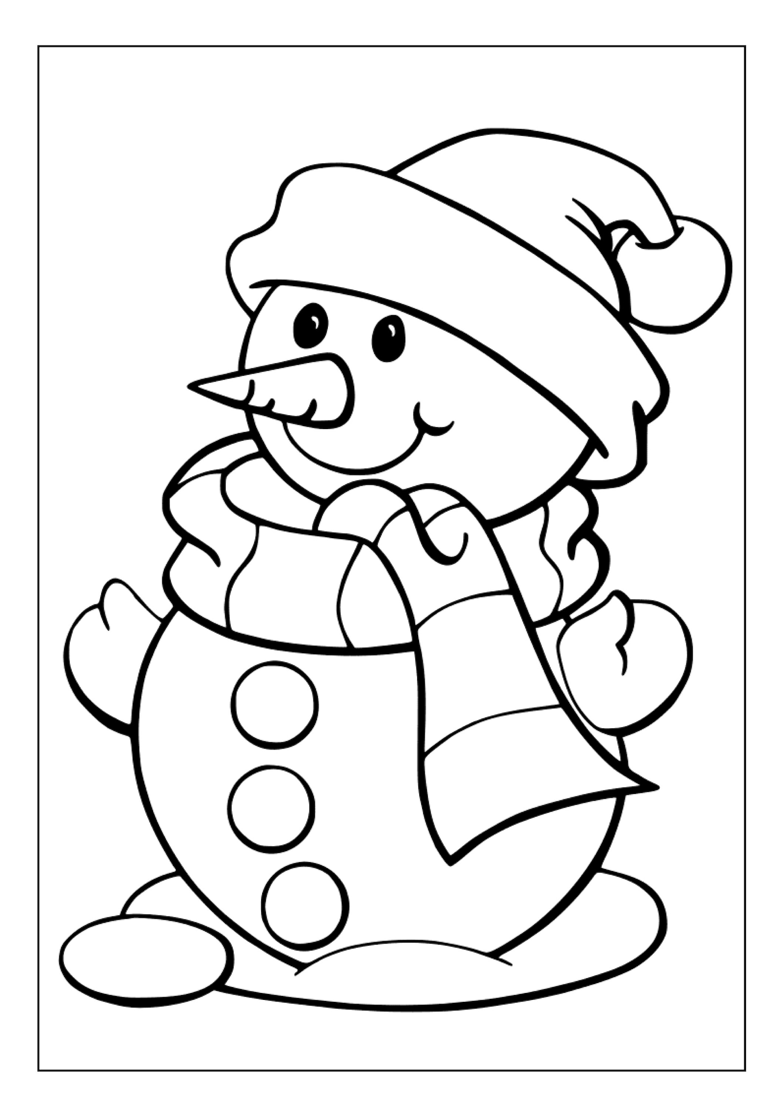 Printable Snowman Coloring Pages for Kids and Adults | 90 Pages ...
