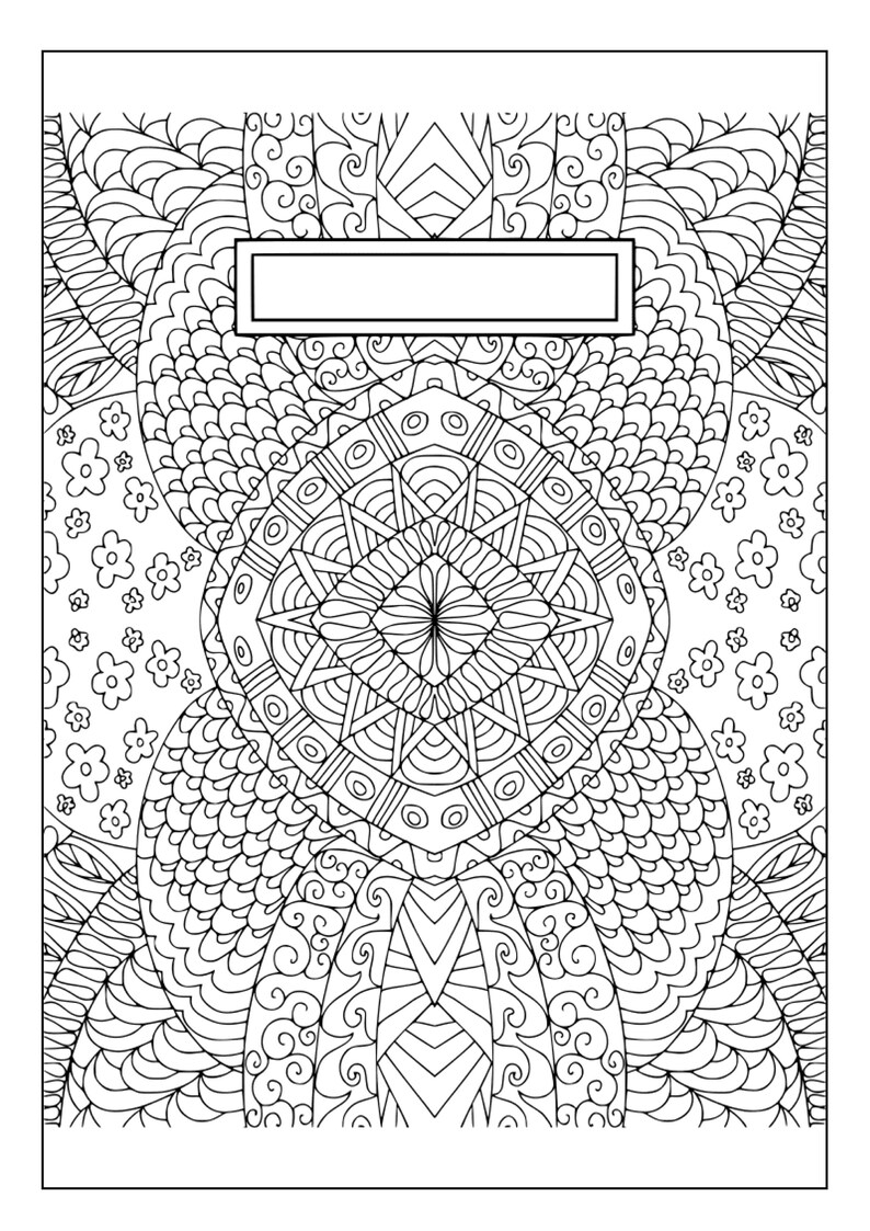 Printable Relaxing Coloring Pages for Kids & Adults | 80 Pages ...