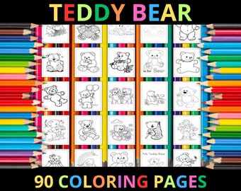 Printable Hamster Coloring Pages for Kids and Adults 90 - Etsy