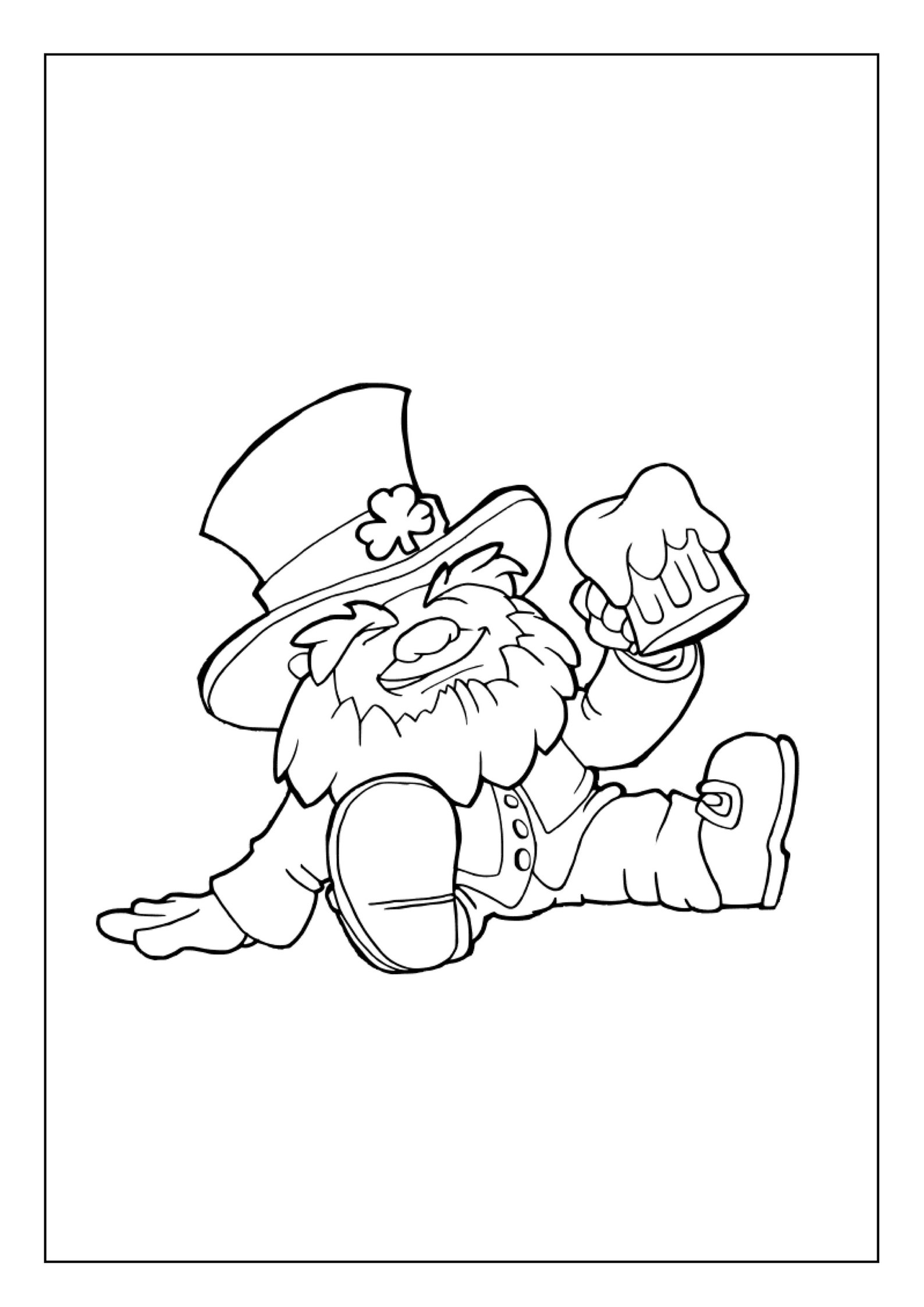 Printable Leprechaun Coloring Pages for Kids and Adults | 90 Pages ...