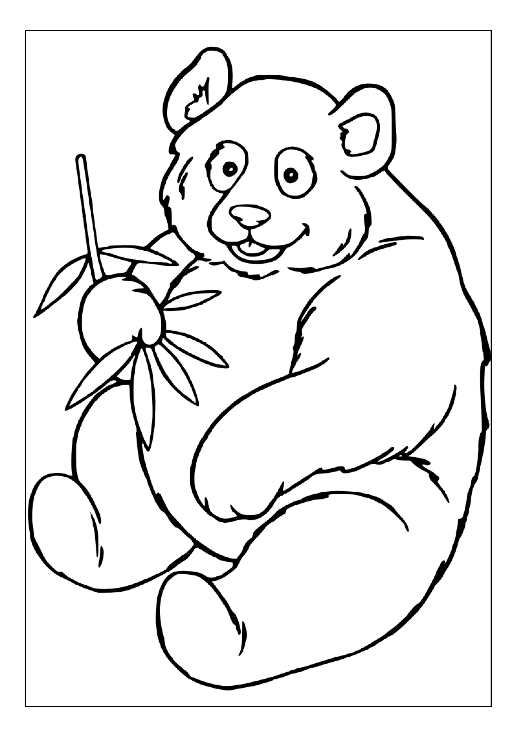 Printable Panda Coloring Pages for Kids and Adults 90 Pages Instant ...