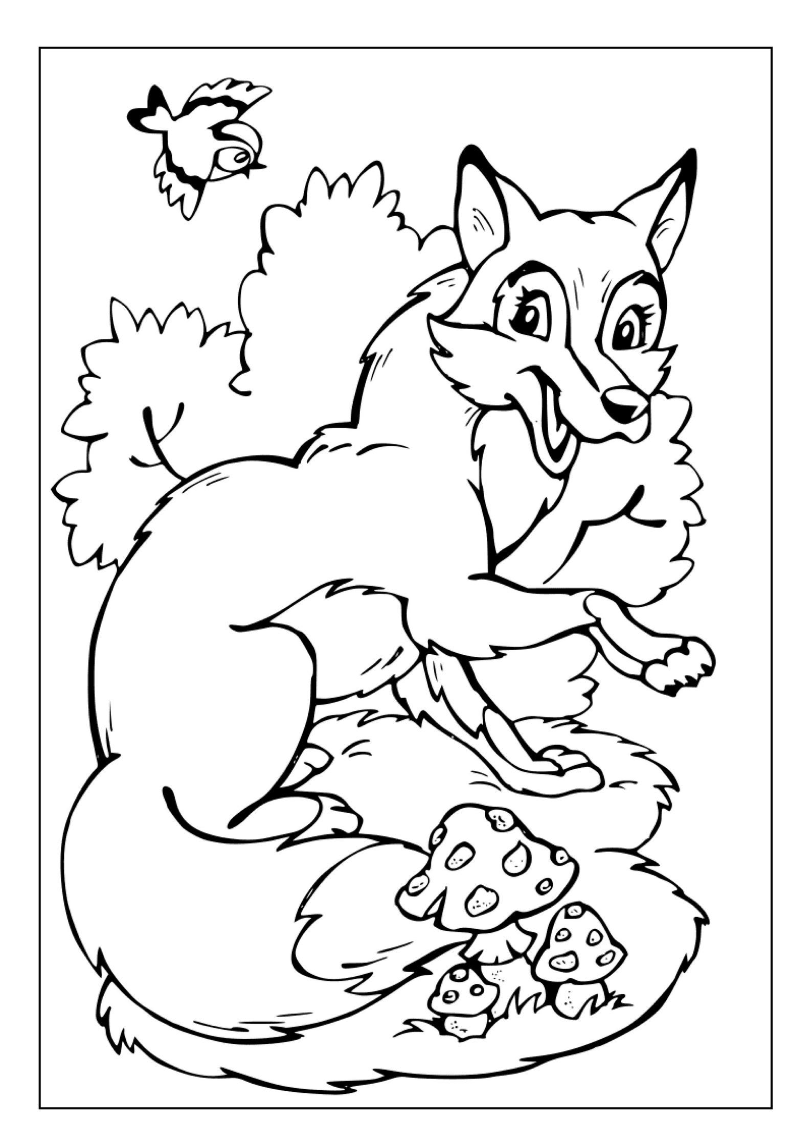 Printable Fox Coloring Pages for Kids and Adults | 90 Pages | Instant ...