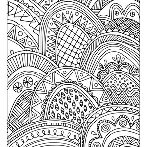 Printable Zentangle Coloring Pages for Kids and Adults | 130 Pages ...