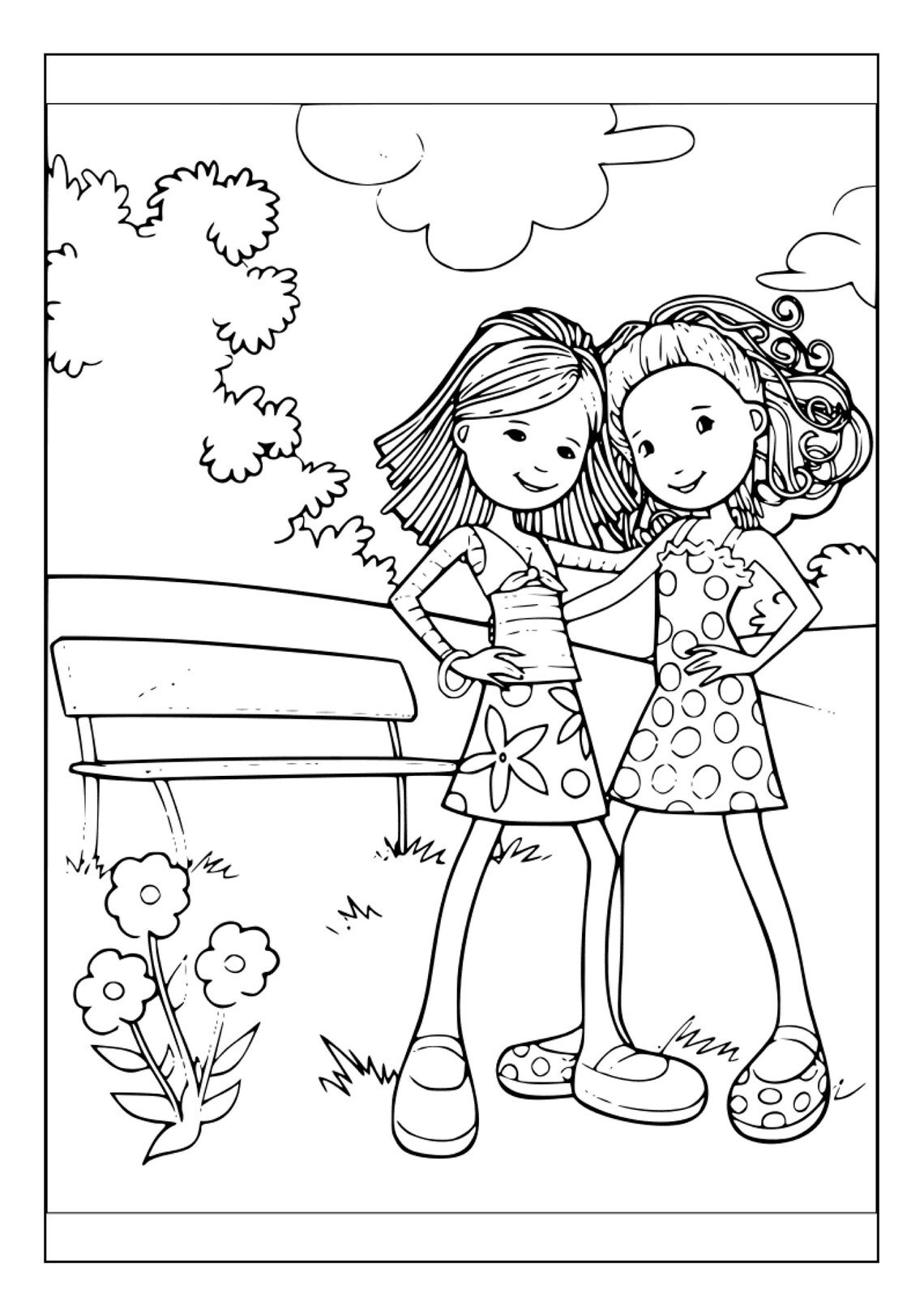 Printable Friendship Coloring Pages - Il 1140xN.5090589330 1j6t 