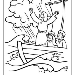Printable Jesus Coloring Pages for Kids &amp; Adults | 90 Pages | Instant ...