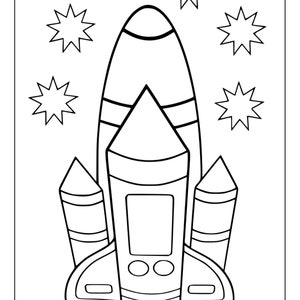 Printable Rocket Coloring Pages for Kids and Adults | 100 Pages ...