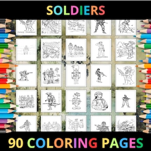 Printable Soldiers Coloring Pages for Kids and Adults | 90 Pages ...