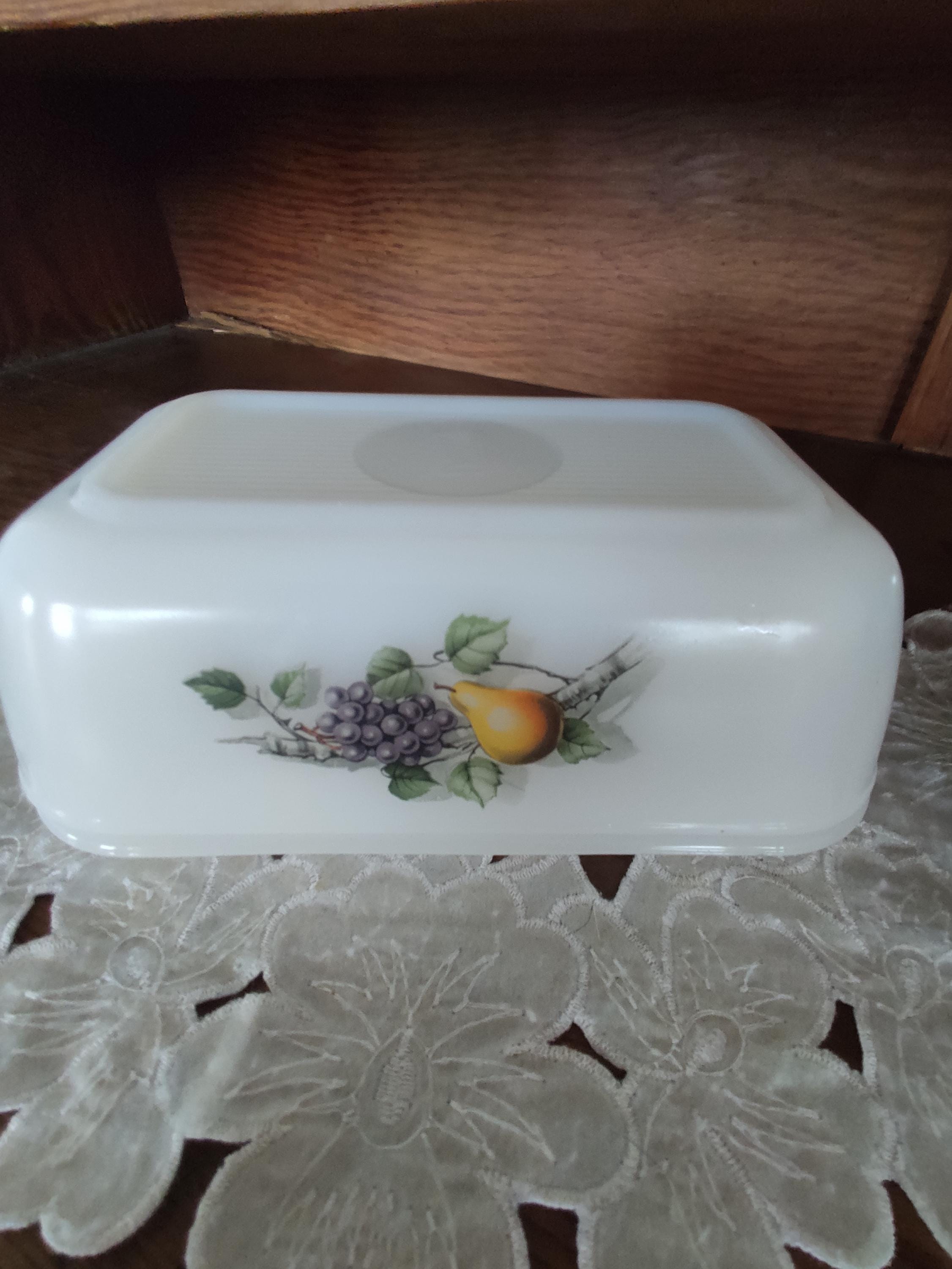 Joli beurrier en Arcopale decor DECOR DECOR FLORAL Le top