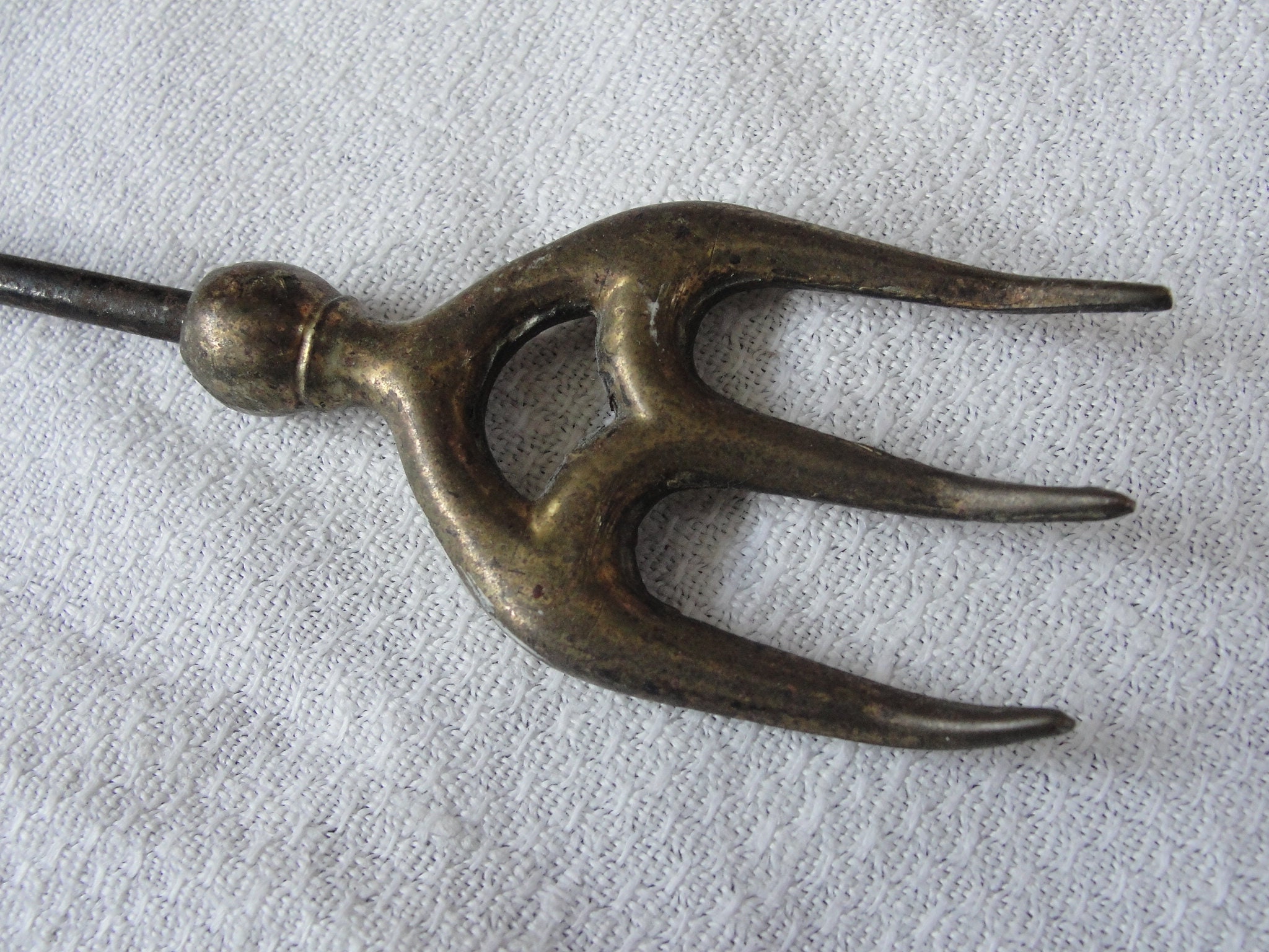 Vintage Wrought Iron Barbecue/ Fireplace Pitchfork With Etsy