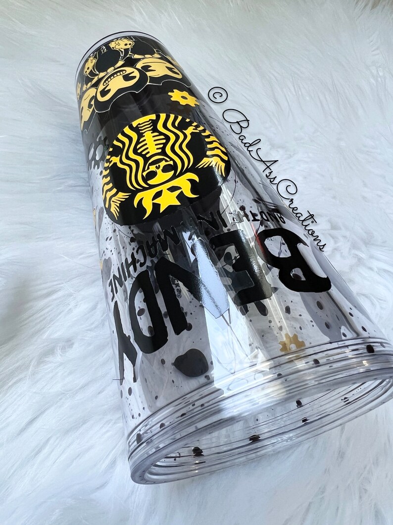 Bendy & the Ink Machine Tumbler 24oz Etsy