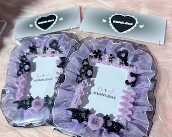 Jirai kei / ryousangata lace-serie deco-toplader (地雷系|量産型|推し活|kpop|cheki|fotokaart|kawaii)