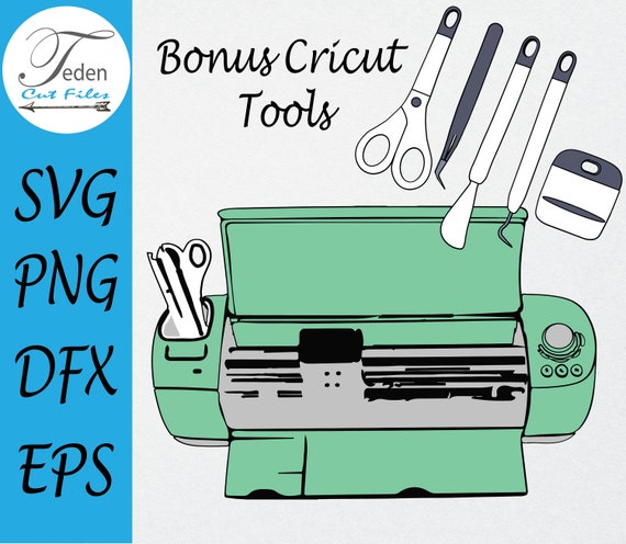 Cricut Tools SVG - Cricut Basic Tools SVG - Spatula - Weeder - Scraper -  Scissors - Tweezers SVG