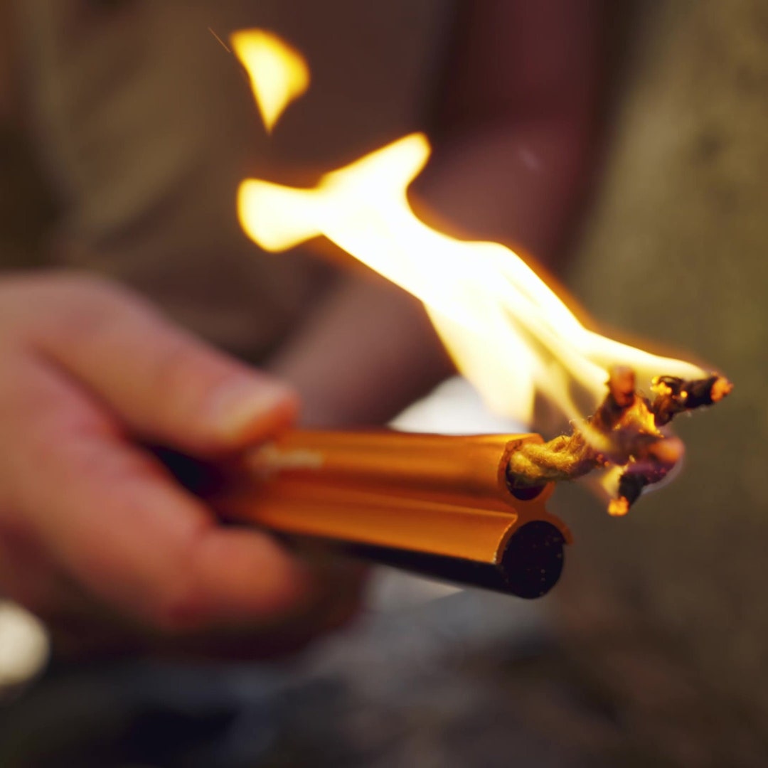 PREPARED4X Survival Torch Fire Starter Ultimate Allinone Ferro Rod