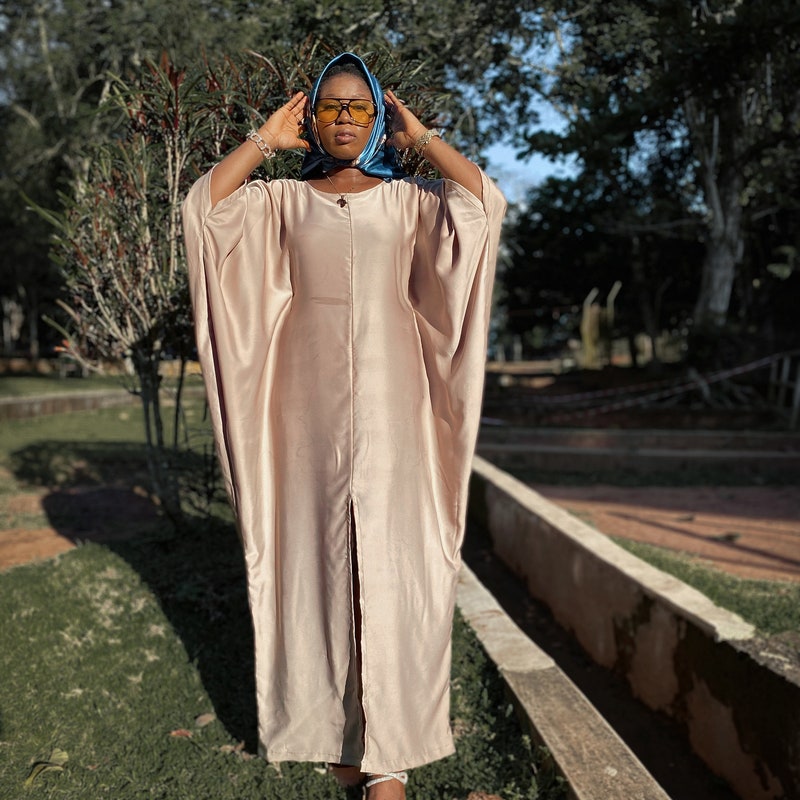 Royal silk Bubu and scarf. main image 0