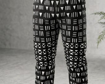 Unisex Ankara Joggers: African Print Summer Pants