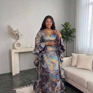 African Brocade Dress