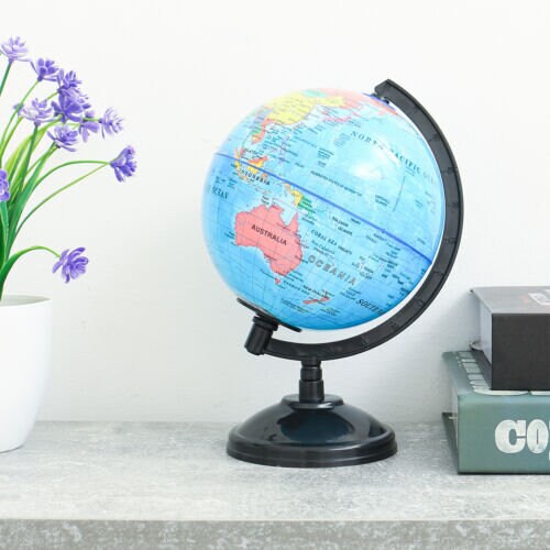 Height Illuminated World Globe Earth LED Light up Globe Desk Etsy UK