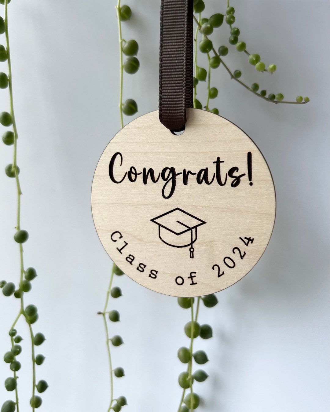 Wooden Engraved Graduation Ornament- Personalizable Graduation Gift - Etsy