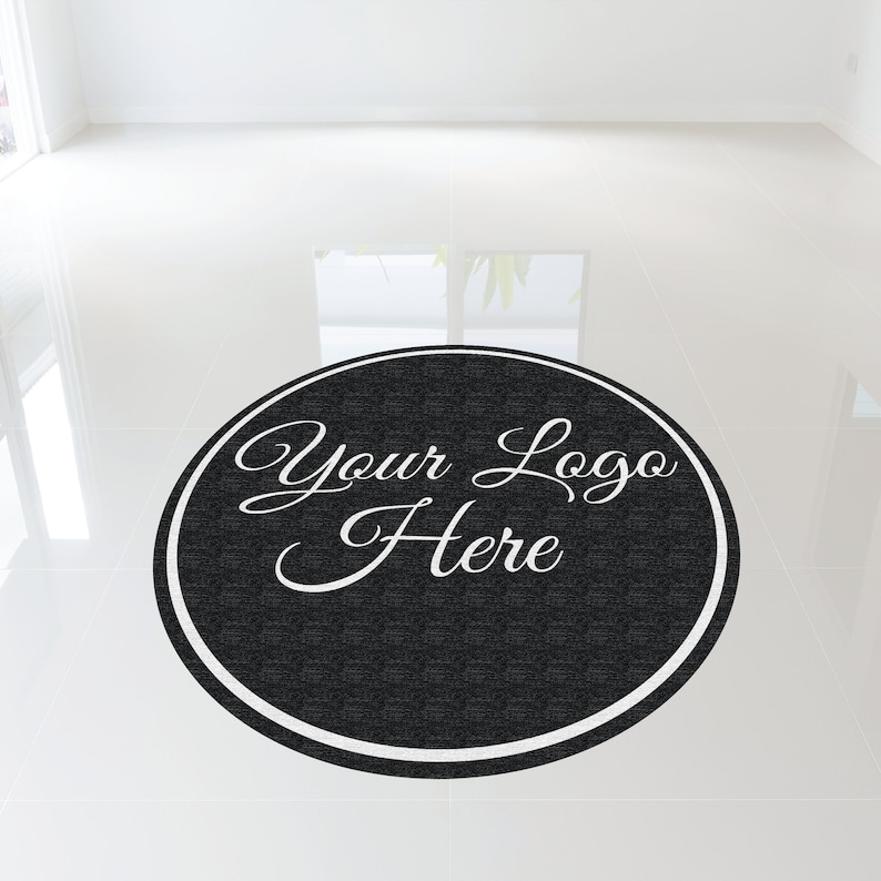 Custom Floor Graphic Circle Floor Sticker Grip Sticker Etsy