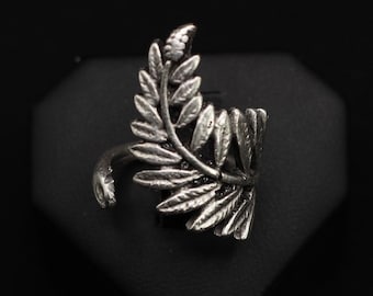 Silver Leaf Ring