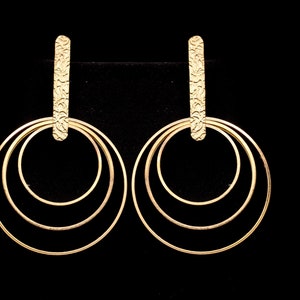 Layer Circle Hoop Earrings