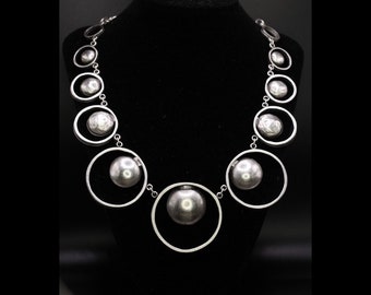 Silver Circle Necklace