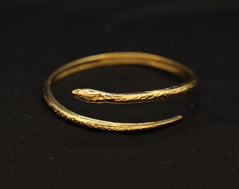 Snake Bangle Bracelet - Gold Jewelry
