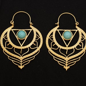 Mandala Hoop earrings