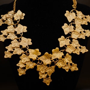 Gold Ivy Leaf Necklace