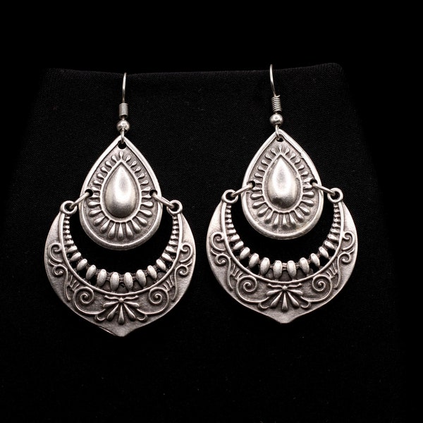 Silver Statement Earrings