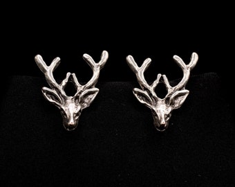 Hugdong Cute Copper Rhinestone Elk Deer Antler Stud Earrings with Jewelry Box,Deer Earrings for Women Hugdong Cute Copper Rhinestone Elk Deer Antler Stud Earrings with Jewelry Box,Deer Earrings for Women