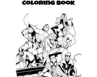5  Marvel Cartoon Coloring Pages  Latest HD