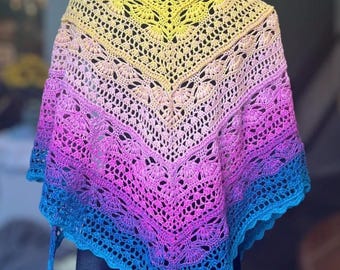 Pattern Subtle Waves Shawl