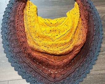 Pattern Spring Ray Shawl